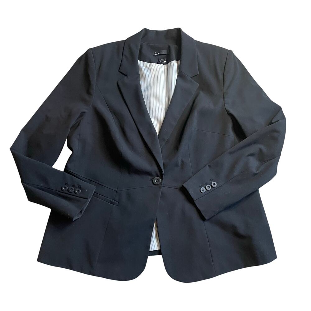 Lane Bryant Single-Button Black Blazer - Size 18***